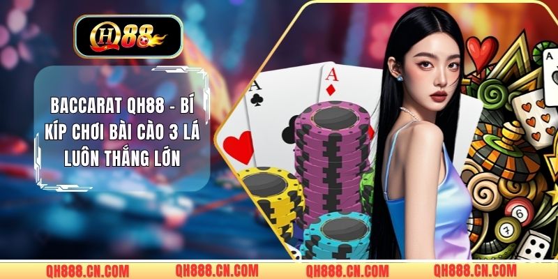Baccarat QH88 - Bí Kíp Chơi Bài Cào 3 Lá Luôn Thắng Lớn